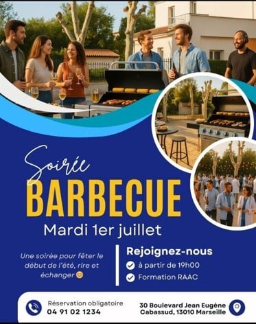 🎉soirée estivale le mardi 01 juillet 2025. 🎉